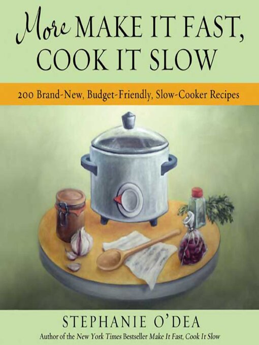 Cover image for More Make It Fast, Cook It Slow